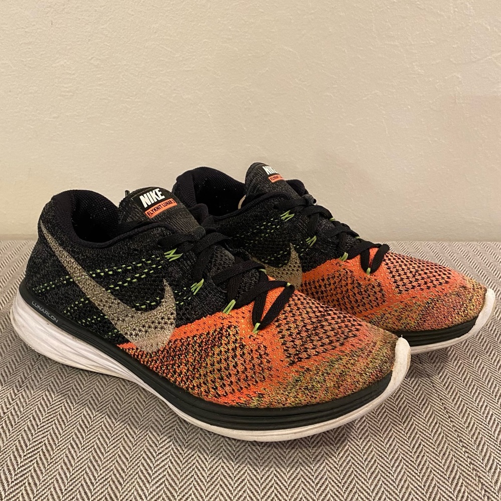 Nike Flyknit Lunar 3 ‘Orange Toe’.